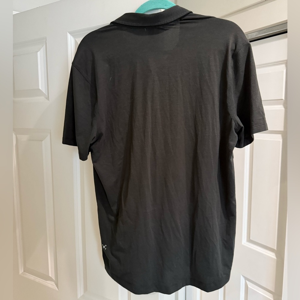 Lululemon Evolution Black Polo Large - image 4